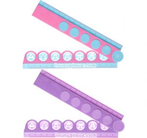 Fold Up Ruler Smiggle 30 cm - Fun mẫu 1