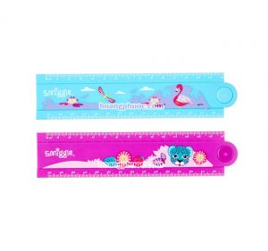 Fold Up Ruler Smiggle 30 cm - Wild