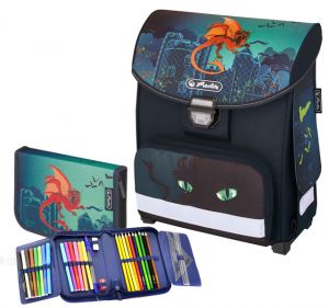 Cặp chống gù Herlitz Smart - Plus Dragon