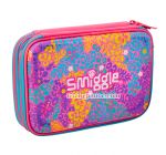 Pencilcase Smiggle Double - Tropi-Cool Pink