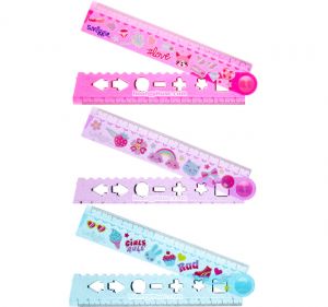 Fold Up Ruler Smiggle 30 cm - Stylin Silicone