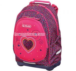 Cặp chống gù Herlitz Bliss - Pink Hearts