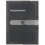 Wallet folder - Bìa dây Transparent Black