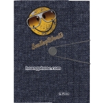 Wallet folder - Bìa dây Smiley Jean
